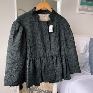 Dries Van Noten Black Floral Jacket